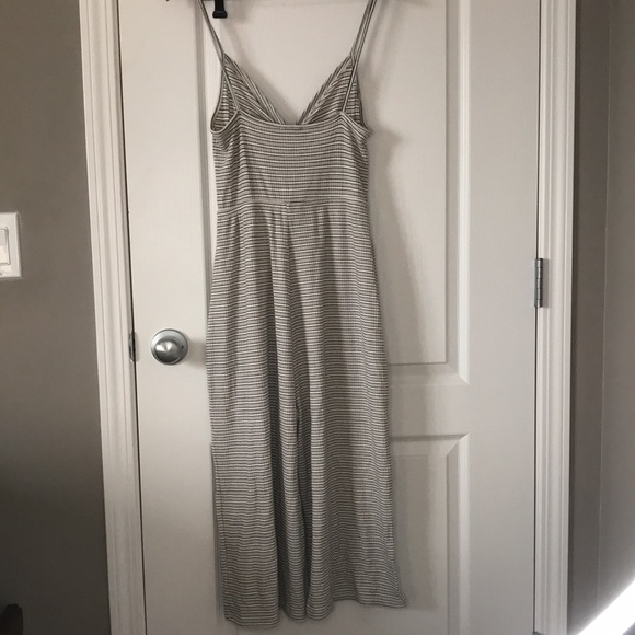 Striped white jumpsuit - Picture 2 of 2